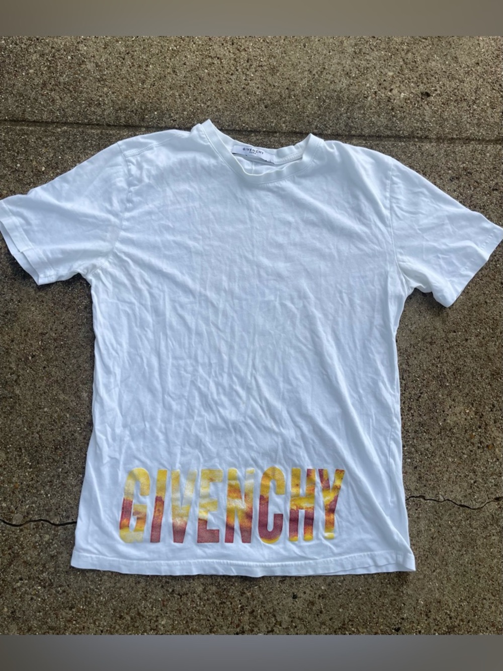 Givenchy White Crewneck T-Shirt